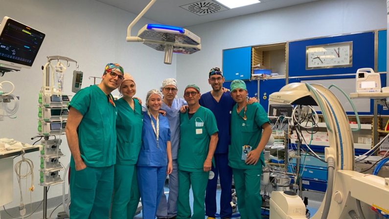 Policlinico di Palermo, aorta toracica ricostruita per via endovascolare