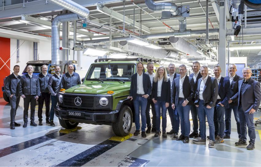 Mercedes-Benz festeggia la Classe G numero 500mila