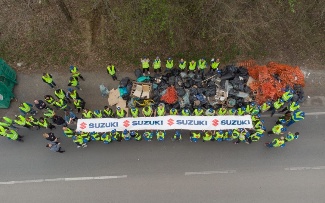 Suzuki Save the Green 2023, raccolte 2,3 tonnellate di rifiuti