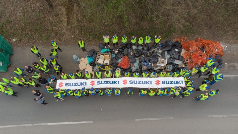 Suzuki Save the Green 2023, raccolte 2,3 tonnellate di rifiuti