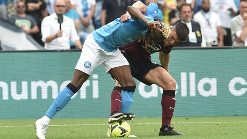 Serie A, la Salernitana frena il Napoli, festa scudetto rinviata