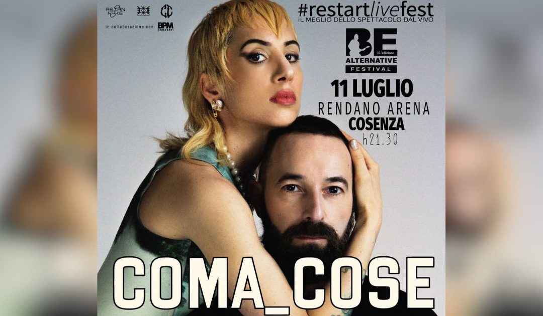 I Coma_Cose che saranno in concerto a Cosenza l'11 luglio