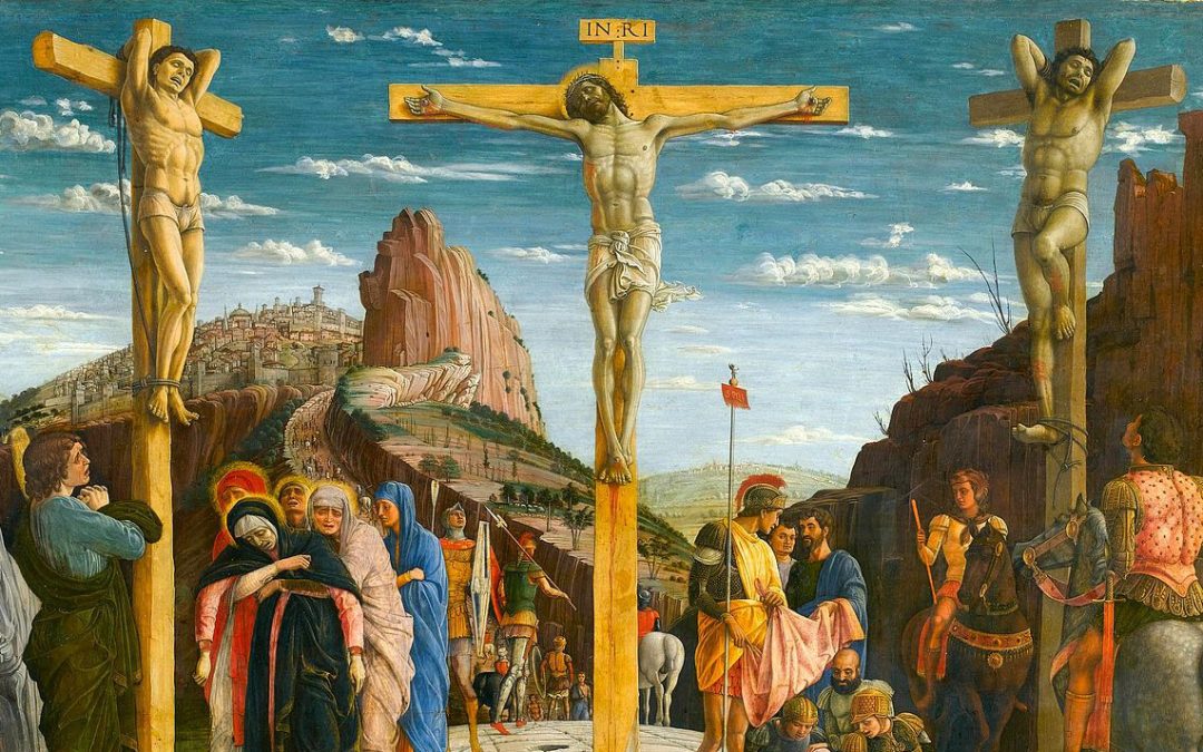 Andrea Mantegna, “Crocifissione” (1457-1459). Louvre, Parigi
