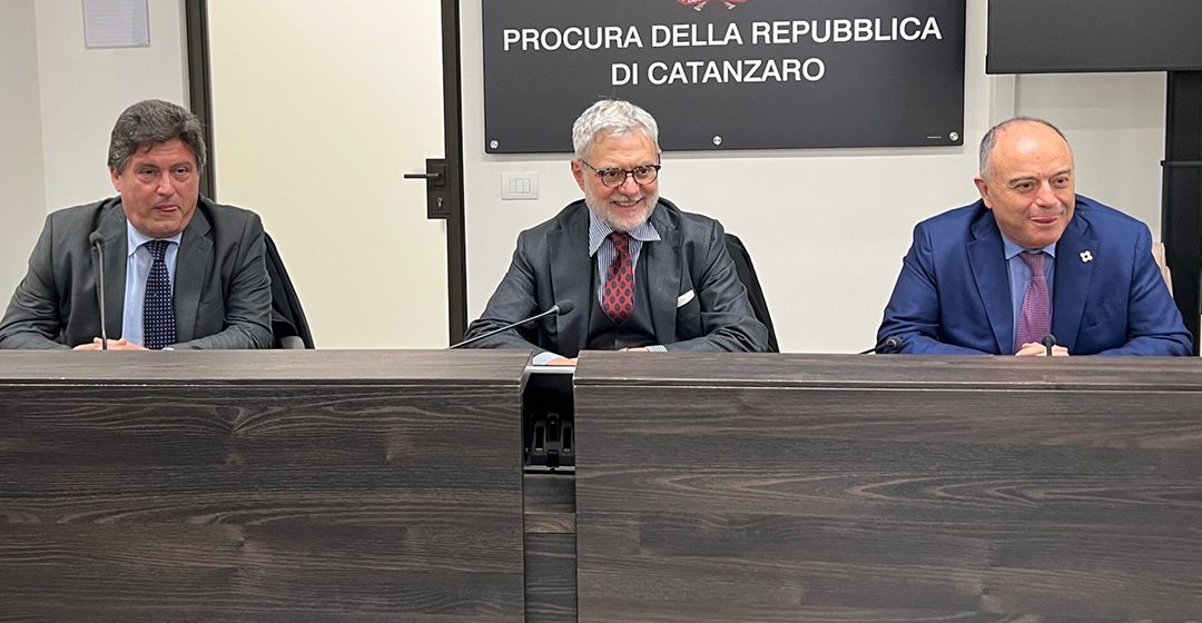 Giuseppe Lucantonio, Giovanni Melillo e Nicola Gratteri
