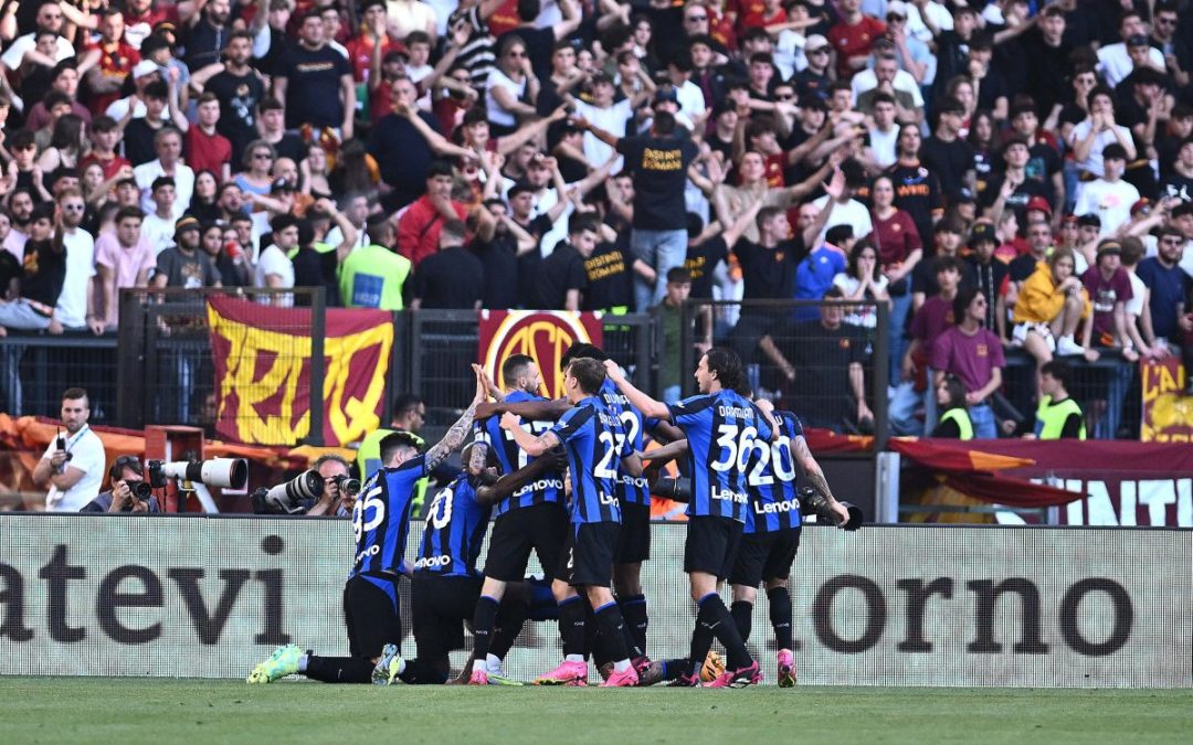 L’Inter non si ferma più, Dimarco e Lukaku stendono la Roma