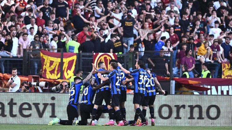 L’Inter non si ferma più, Dimarco e Lukaku stendono la Roma