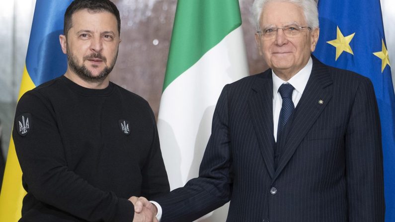Mattarella incontra Zelensky “La pace non deve essere una resa”