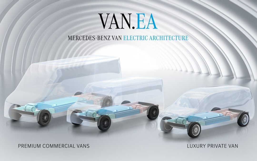Mercedes Benz Vans traccia strada per un futuro completamente elettrico