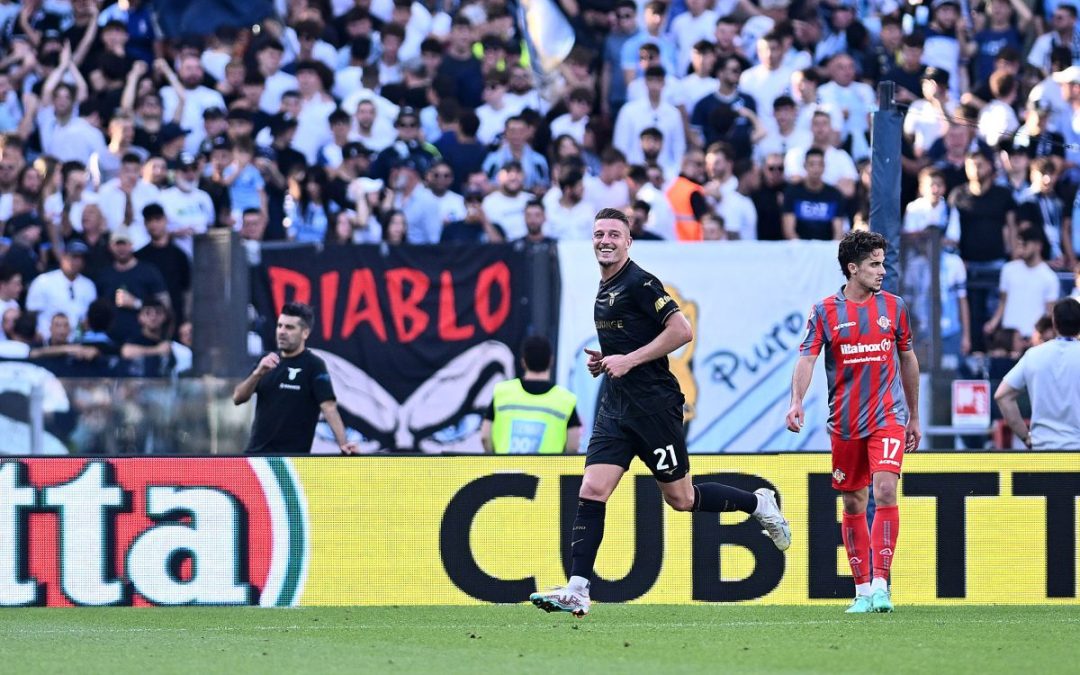 Doppio Milinkovic e festa Lazio all’Olimpico, Cremonese ko 3-2