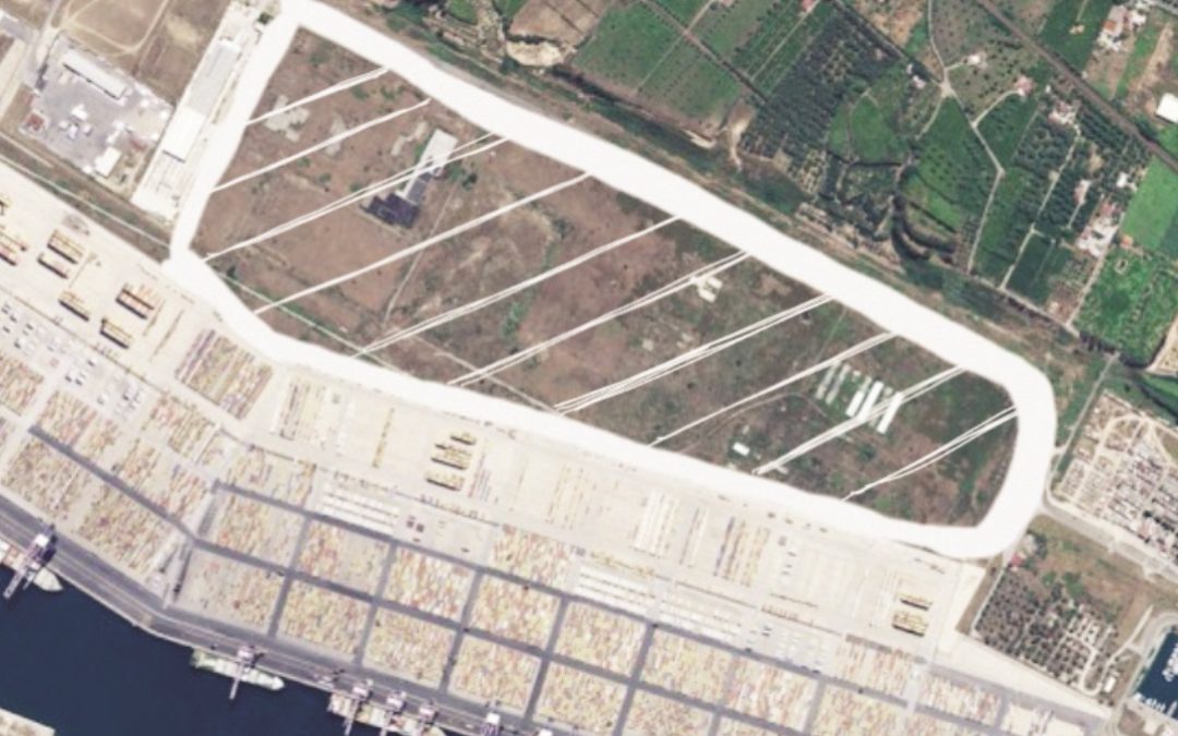 L'area ex Enel nel retroporto