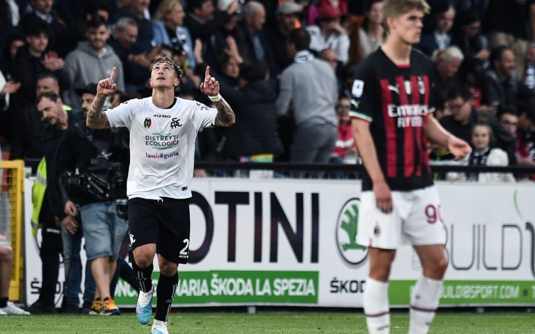 Il Milan perde a La Spezia, gol di Wisniewski ed Esposito