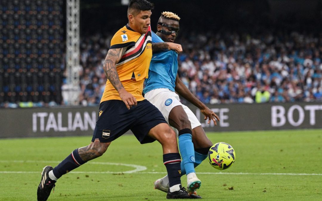 Il Napoli chiude battendo la Samp, omaggio a Quagliarella