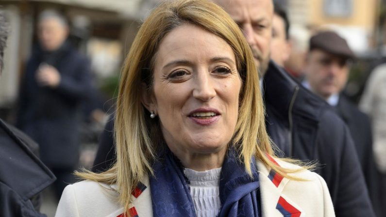 Metsola “Sui migranti l’Europa deve dare delle risposte”