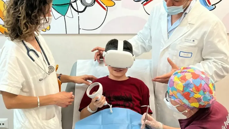 Realtà virtuale immersiva al Pronto soccorso del Gemelli ed i bimbi non piangono più