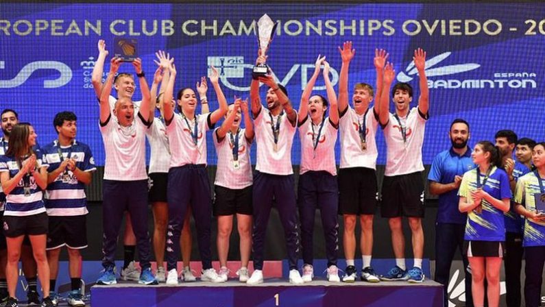 MaraBadminton sul tetto d’Europa, Beninati “Un esempio”
