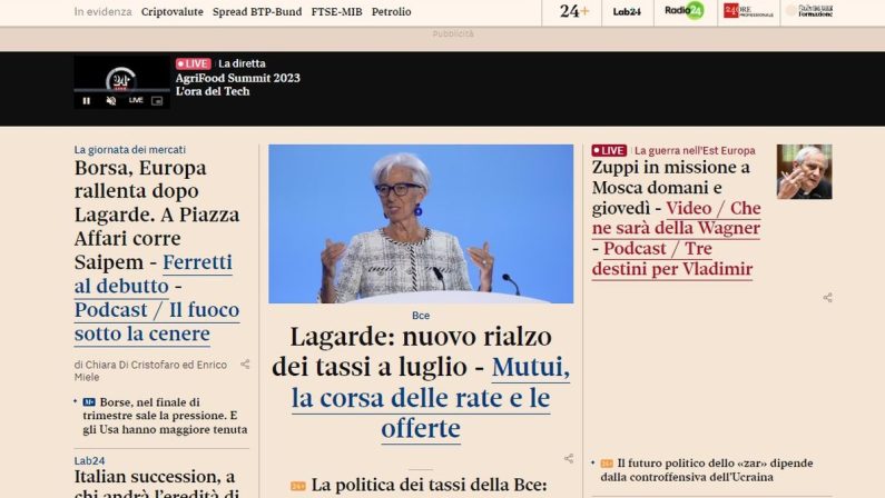 Sole24Ore.com, più informazione multimediale. Partnership con Italpress