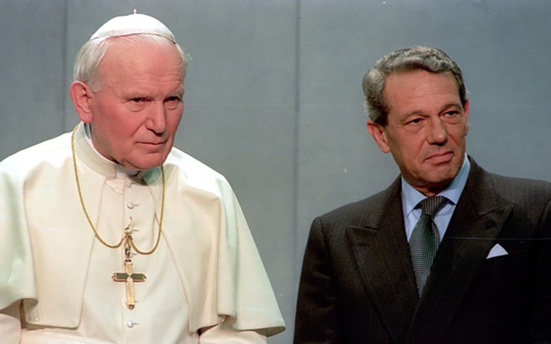 Giovanni Paolo II e Joaquin Navarro Valls