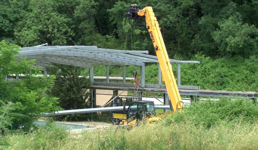 Il cantiere dove ha perso la vita Emanuele Pisano