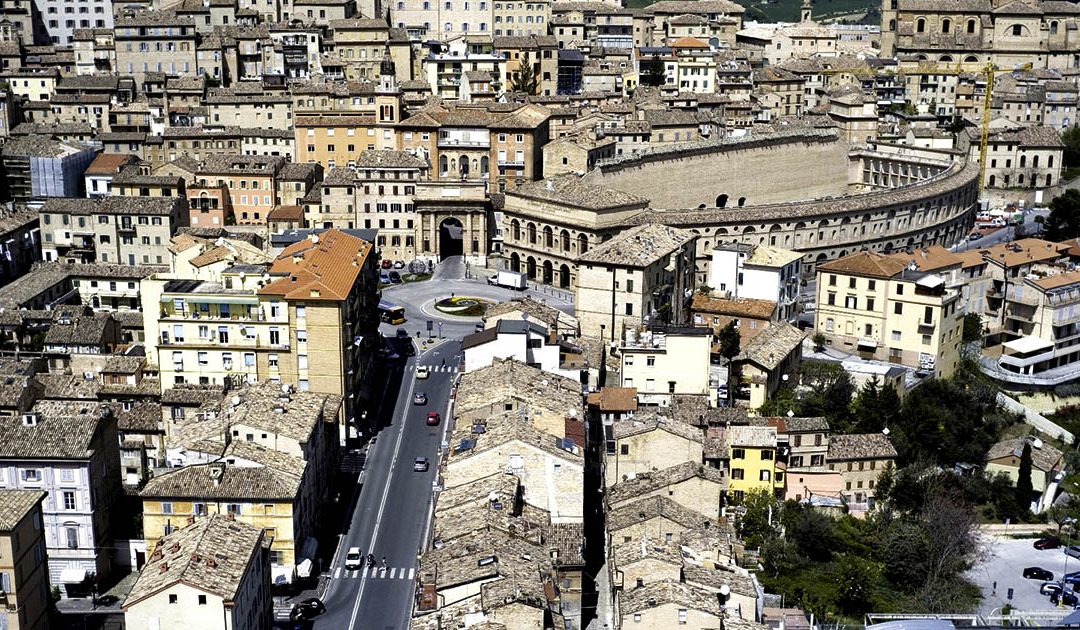 Una veduta di Macerata