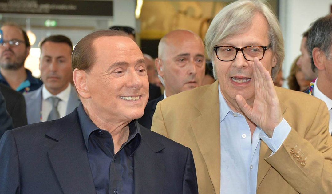 Silvio Berlusconi e Vittorio Sgarbi