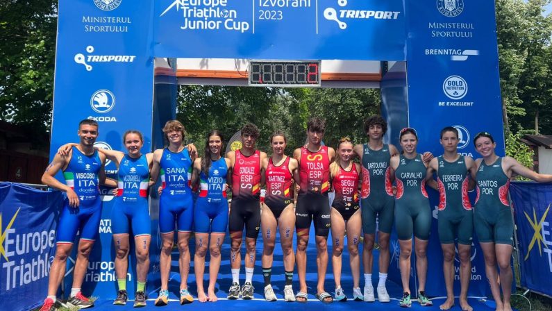 Italia d’argento nella Mixed Relay dell’Europe Triathlon Junior Cup
