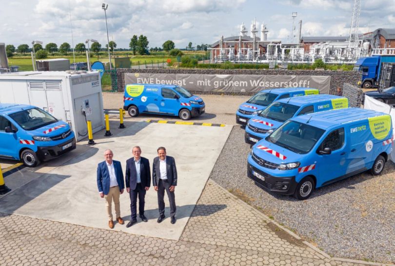 Opel consegna cinque Vivaro-e Hydrogen a Ewe Netz