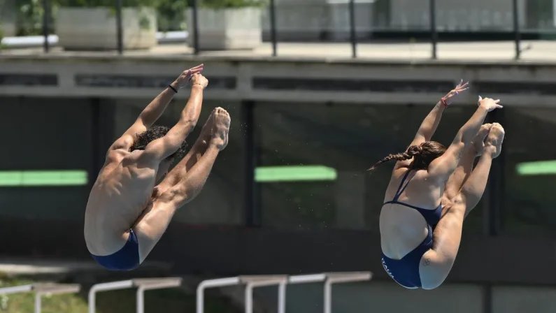 Ai Mondiali Pellacani e Santoro di bronzo nel sincro misto