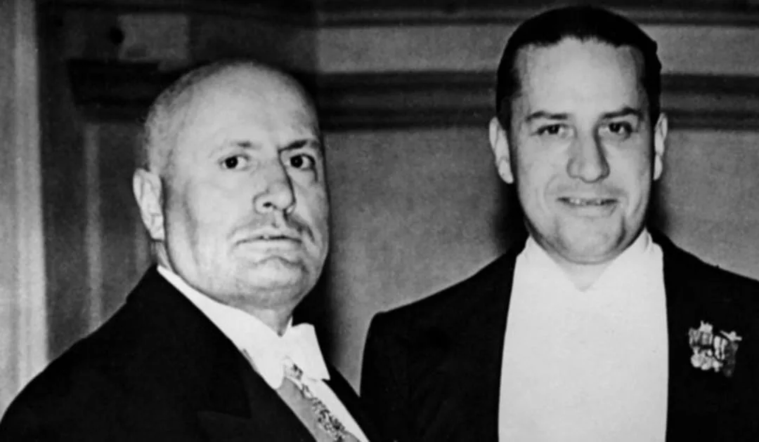 Benito Mussolini e Galeazzo Ciano