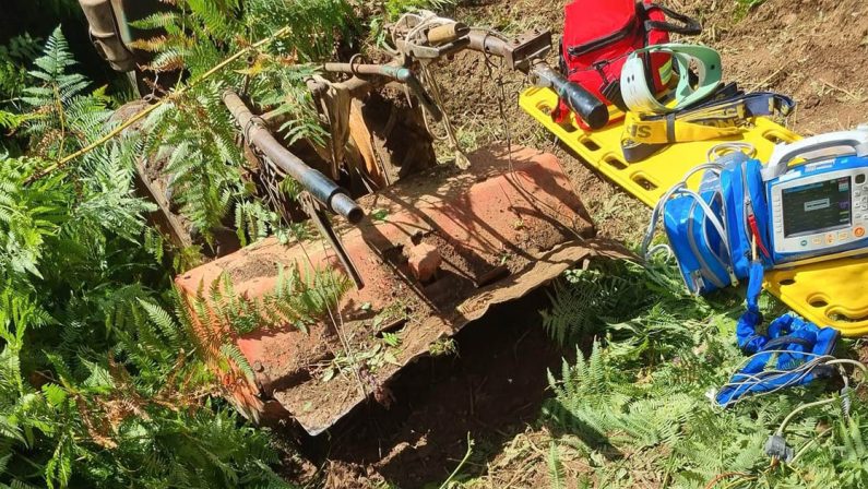 Tragedia a Vibo, agricoltore muore dilaniato da una motozappa