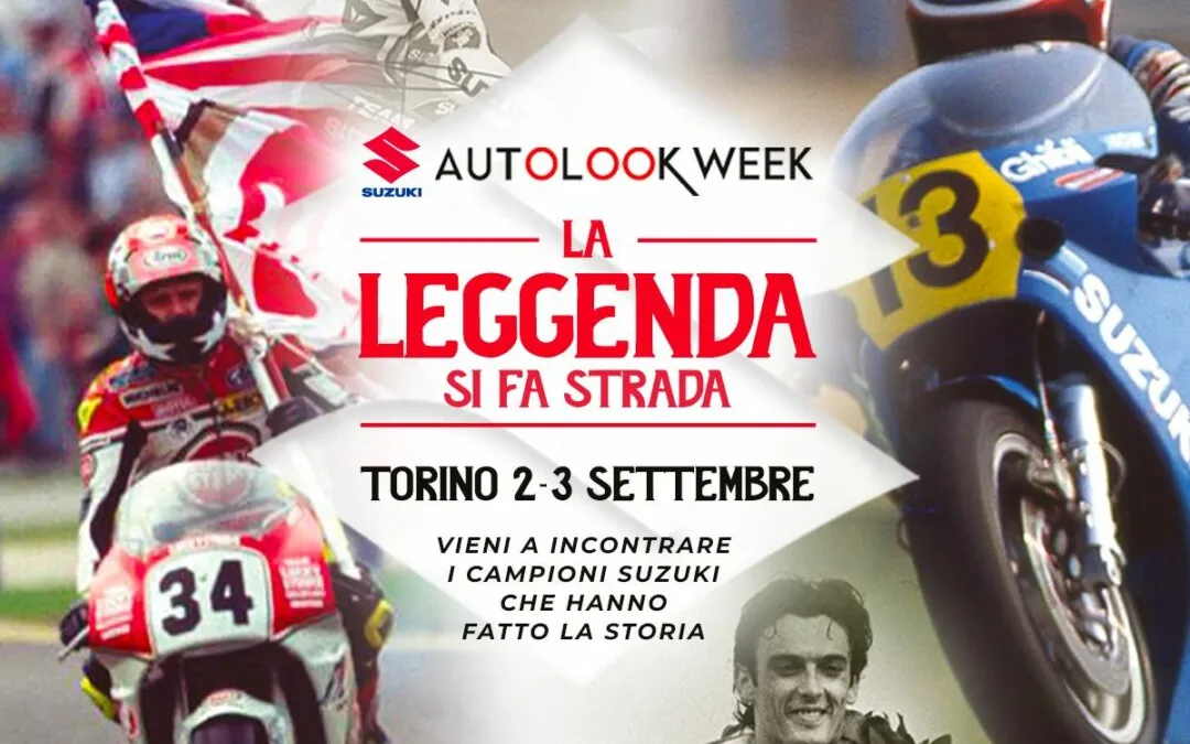 Suzuki e Kevin Schwantz protagonisti di Autolook Week Torino 2023