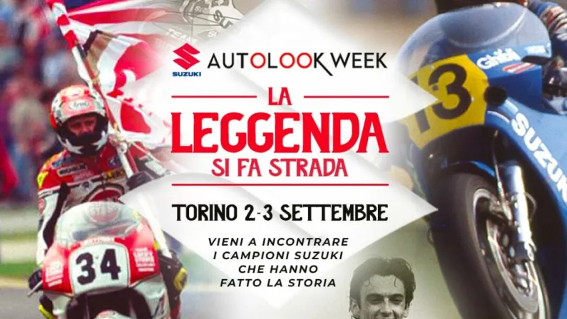 Suzuki e Kevin Schwantz protagonisti di Autolook Week Torino 2023