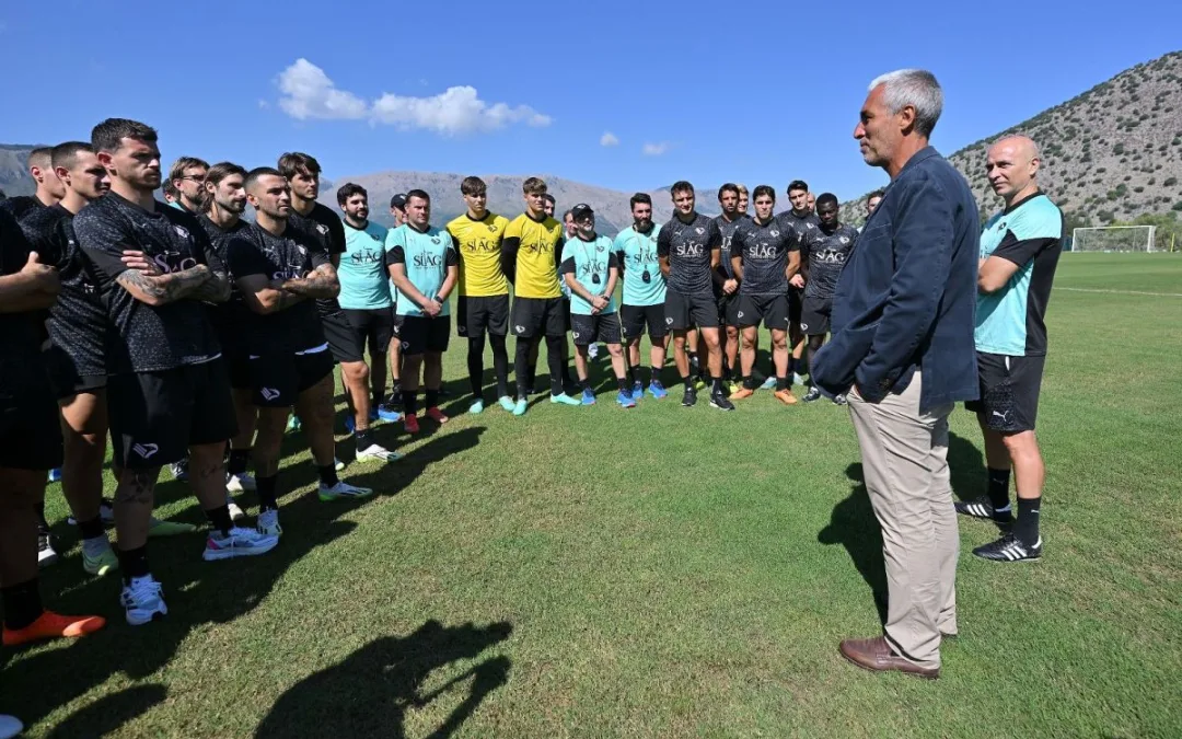Primo allenamento per il Palermo nel nuovo centro sportivo di Torretta