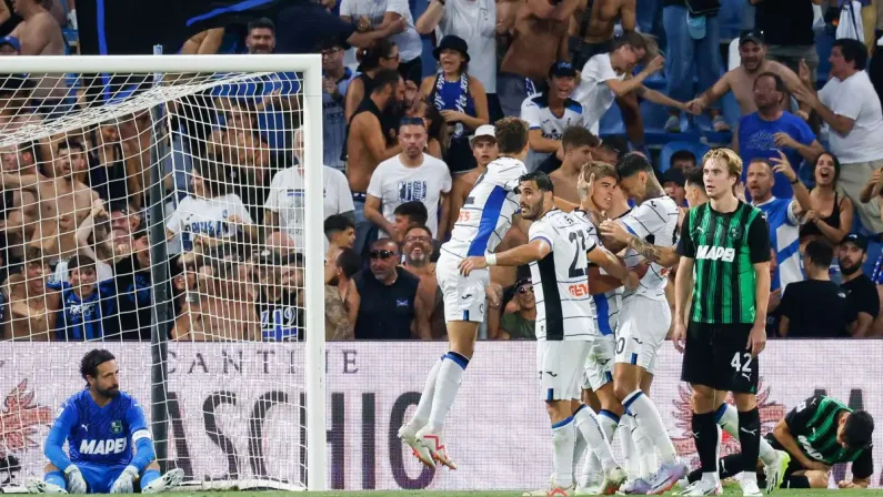 L’Atalanta inizia con una vittoria, 2-0 in casa Sassuolo