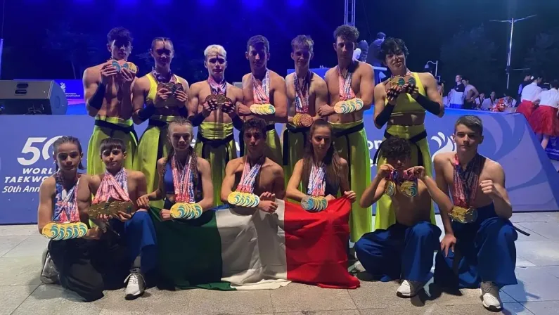 Taekwondo, l’Italia vince Mondiali Beach e Demonstration Team