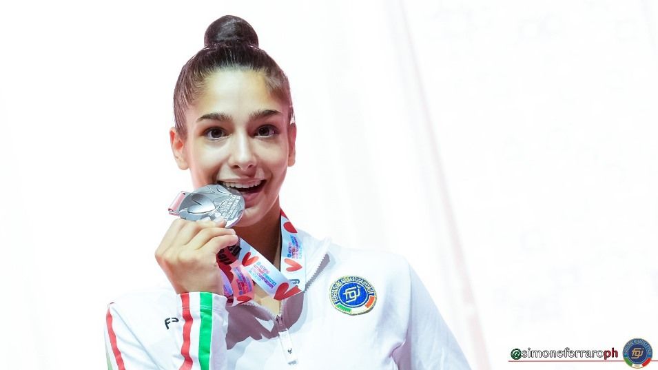 Ginnastica, Raffaeli argento mondiale nell’All Around della Ritmica