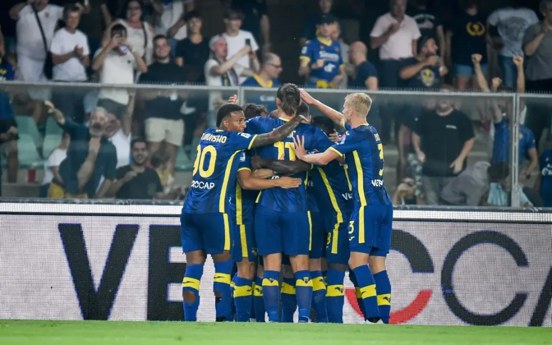 La Roma cade 2-1 al Bentegodi, Verona a punteggio pieno