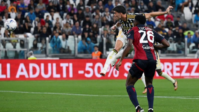 Vlahovic salva la Juve, termina 1-1 contro il Bologna