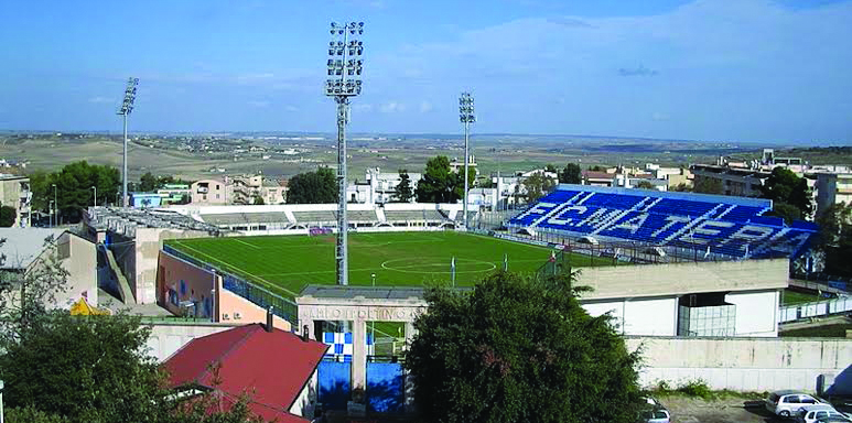 Matera, ridotta di 2mila posti la capienza dello stadio