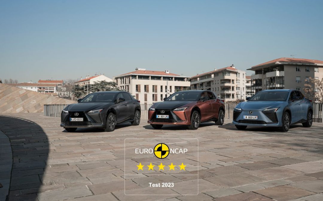 Lexus RZ ottiene cinque stelle nei test di sicurezza Euro NCAP