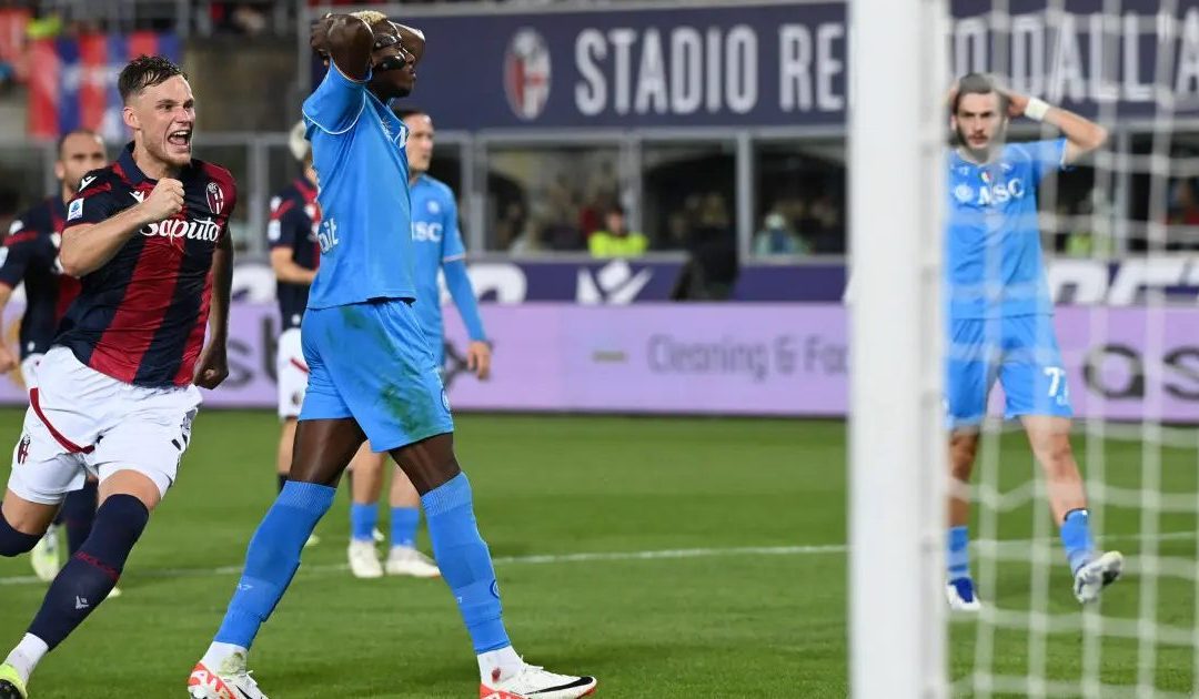 Serie A, Osimhen sbaglia il rigore, al Dall’Ara Bologna-Napoli 0-0
