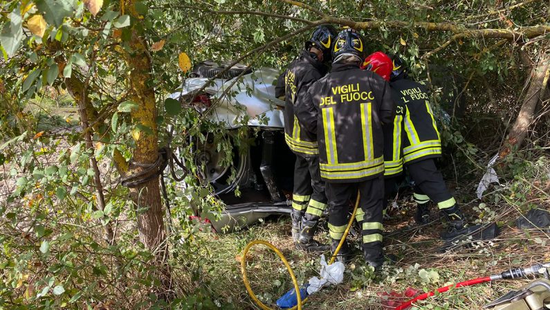 Cade con l'auto in una scarpata, tragedia nel Vibonese