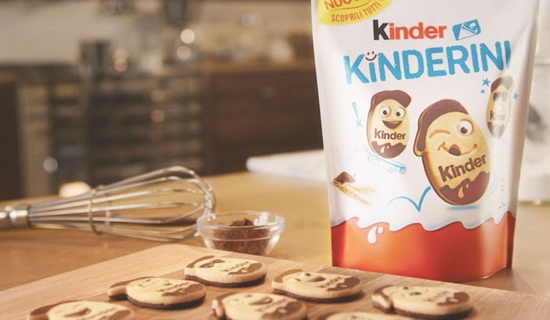 I nuovi biscotti Kinder Kinderini prodotti dalla Ferrero a Balvano