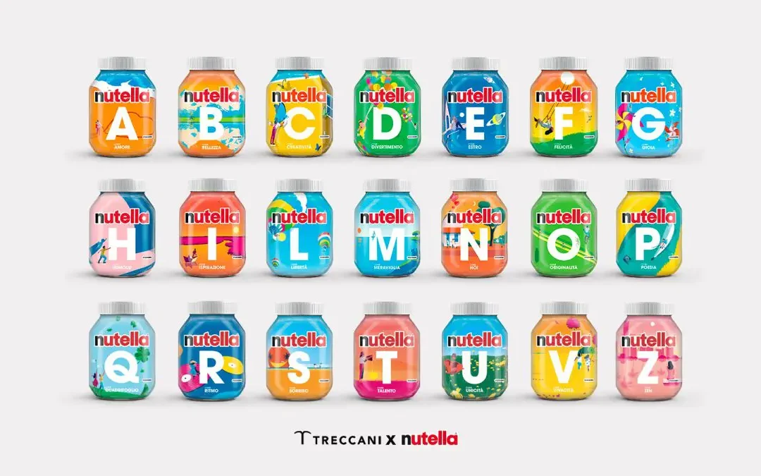 Nutella, una limited edition con Treccani celebra le parole