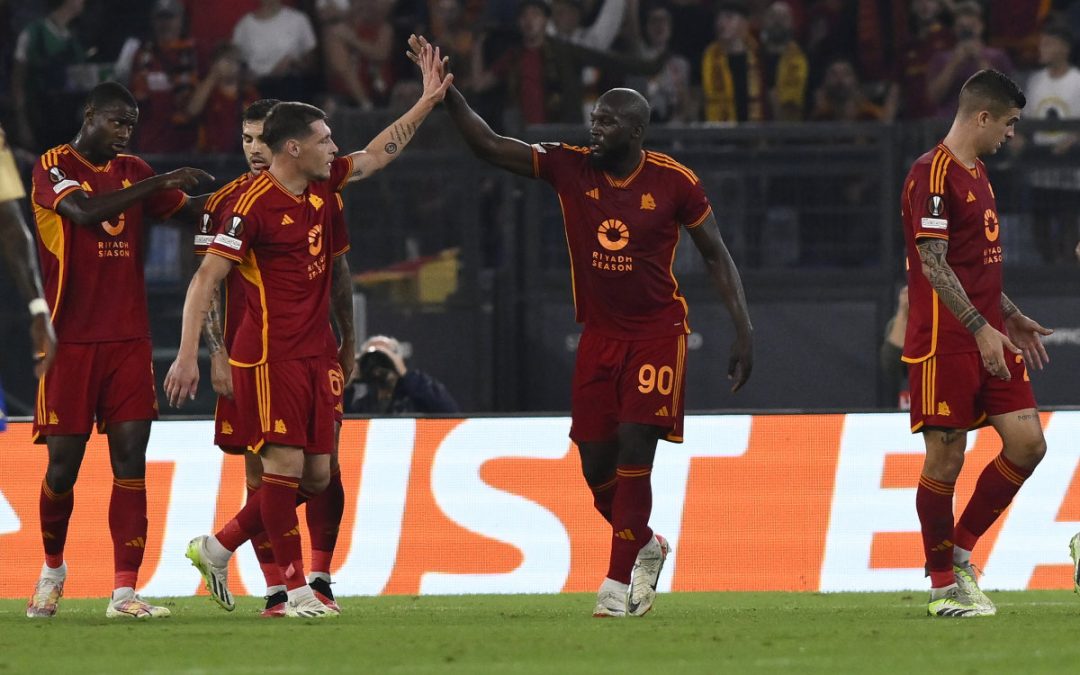 La Roma travolge 4-0 il Servette, doppietta per Belotti