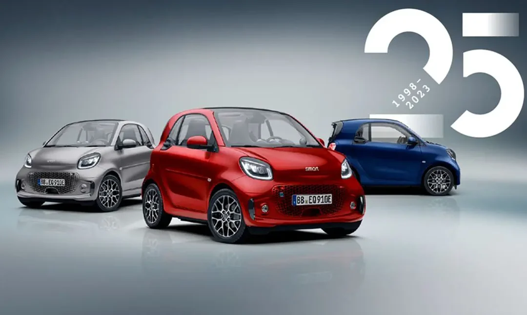 Smart presenta la serie speciale EQ Fortwo 25th Anniversary