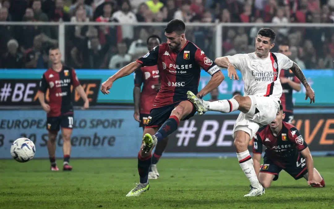 Genoa-Milan 0-1, Pulisic-gol manda in testa i rossoneri