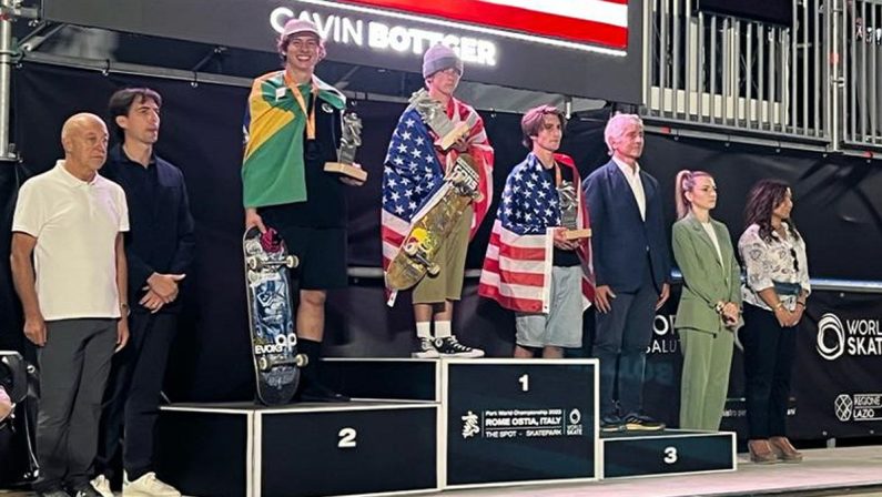 Bottger e Hiraki campioni mondiali di skateboarding park a Ostia
