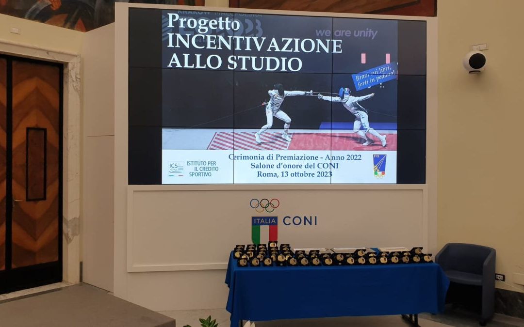 “Incentivazione allo studio”, la Federscherma premia 80 ragazzi