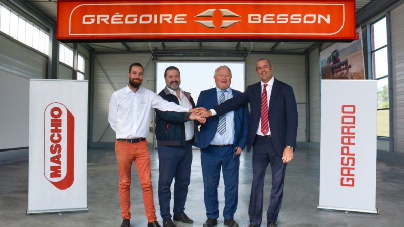 Lavorazione del terreno, partnership Maschio Gaspardo-Gregoire Besson