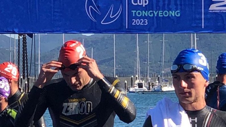Nicola Azzano 17° a Tongyeong nella World Cup Triathlon